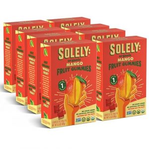 61ncstO3vL._SL500_ SOLELY有机芒果软糖 8盒装 健康零食