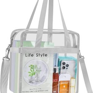 71DjEGkKC6L._AC_SL500_ Clear Bag 12×6×12 透明手提袋