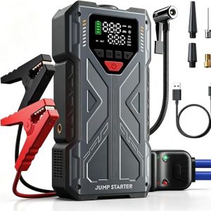 Jump Starter 4000A 12V 汽车应急启动电源 150PSI 充气泵
