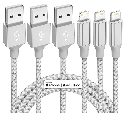 iPhone充电线 3条装 10ft MFi认证快充