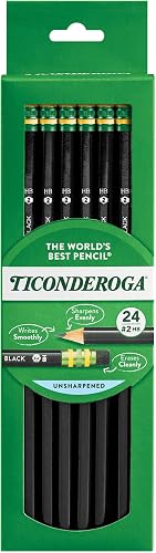 Ticonderoga 铅笔 2HB 软芯 24支装