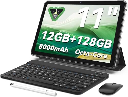 Android 15平板 11英寸 12GB+128GB 8000mAh 含键盘