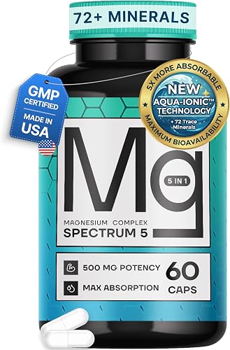 Spectrum 5 Magnesium 5合1复合镁 500mg 72种微量元素