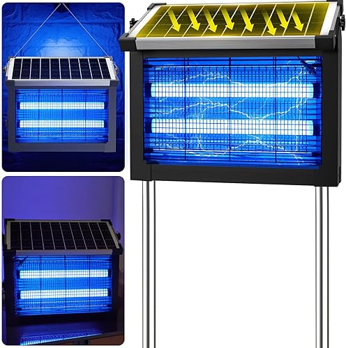 Solar Bug Zapper 太阳能灭蚊器 户外防水 4500V