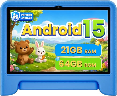 Android 15儿童平板10.1英寸 八核 含保护壳