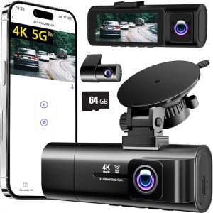 71RcRHF0vyL._AC_SL500_ 4K三录行车记录仪 5G WiFi 含64G卡