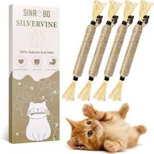 4支银藤猫棒 洁齿磨牙玩具